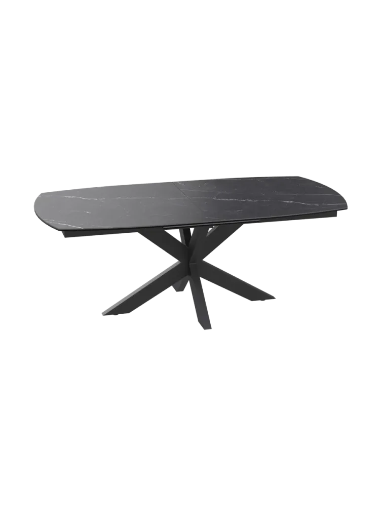 Ausziehbarer Designer Esstisch „Phoenix“ aus Keramik, verschiedene Grössen Akante Design