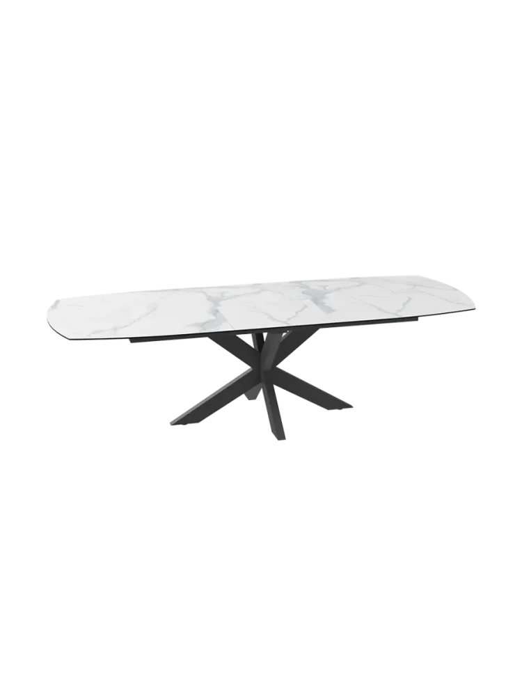 Ausziehbarer Designer Esstisch „Phoenix“ aus Keramik, verschiedene Grössen Akante Design