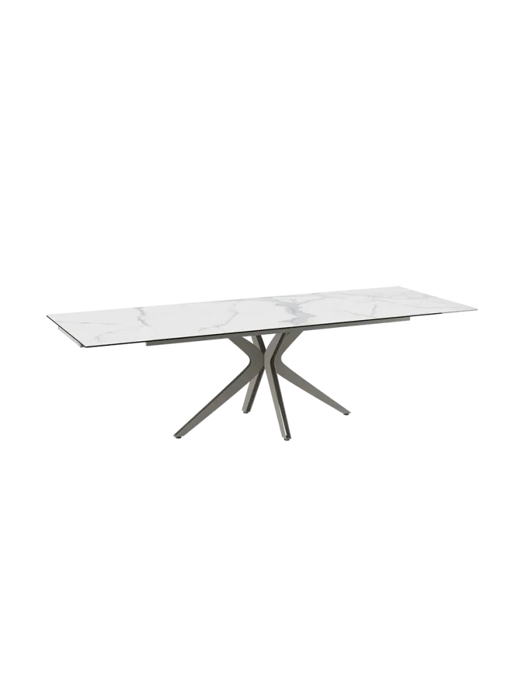 Ausziehbarer Designer Esstisch „Influence“ aus Keramik, in verschiedenen Grössen Akante Design