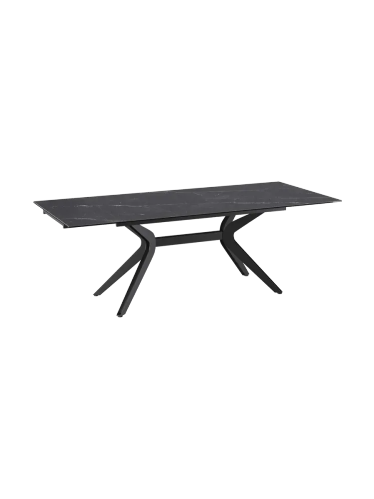 Ausziehbarer Designer Esstisch „Impulsion“ aus Keramik, in verschiedenen Grössen Akante Design