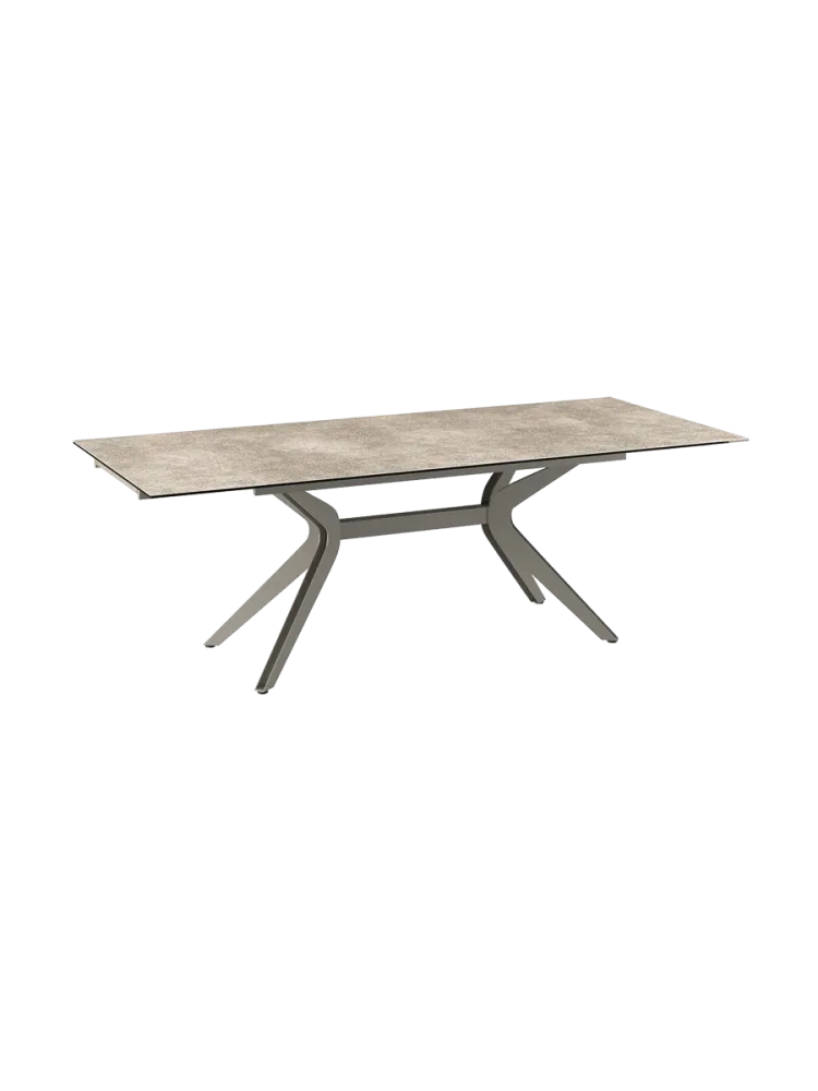 Ausziehbarer Designer Esstisch „Impulsion“ aus Keramik, in verschiedenen Grössen Akante Design