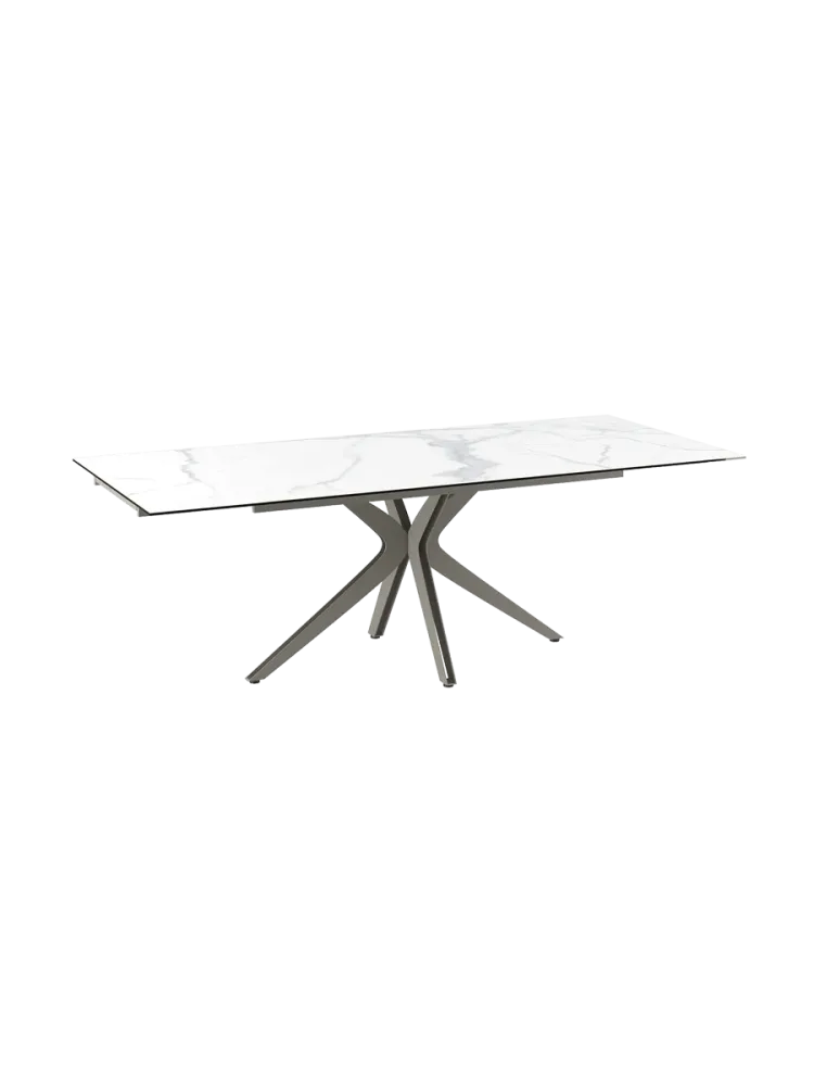 Ausziehbarer Designer Esstisch „Influence“ aus Keramik, in verschiedenen Grössen Akante Design