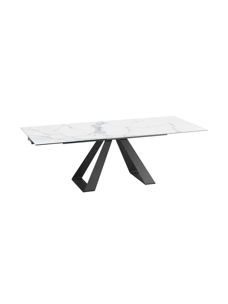 Ausziehbarer Designer Esstisch „Ascension“ aus Keramik, in verschiedenen Grössen Akante Design
