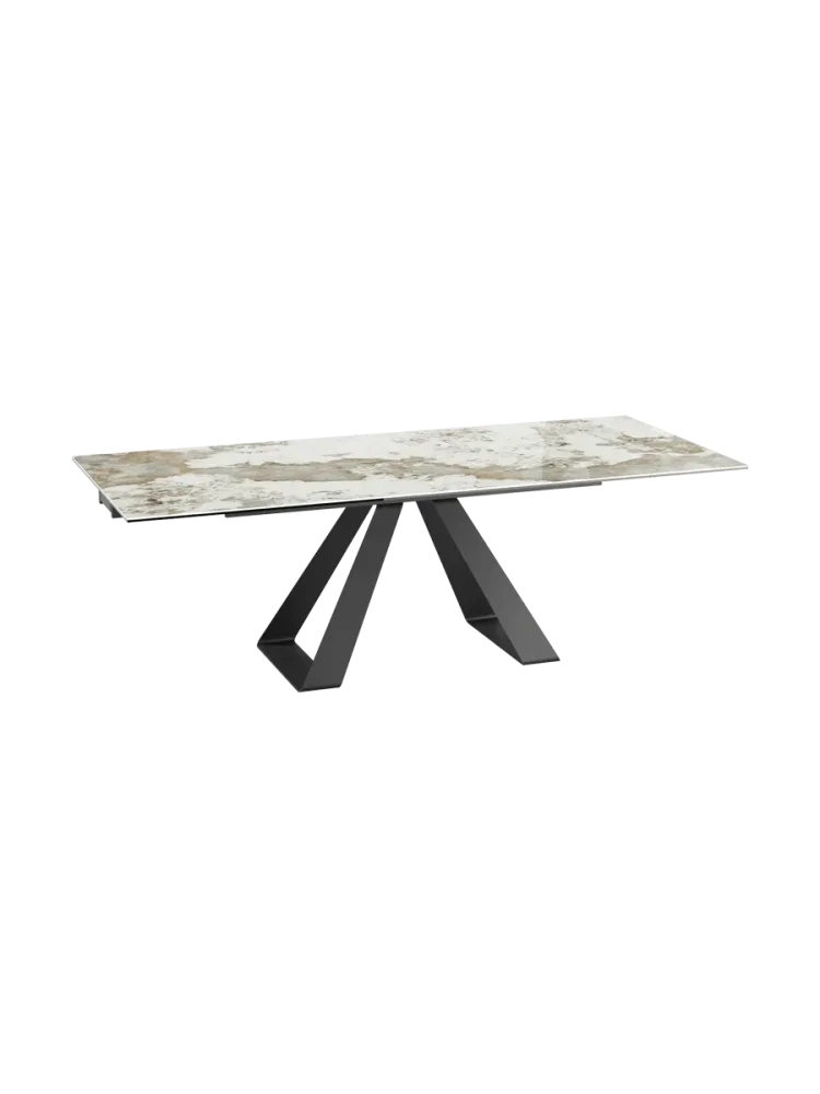 Ausziehbarer Designer Esstisch „Ascension“ aus Keramik, in verschiedenen Grössen Akante Design