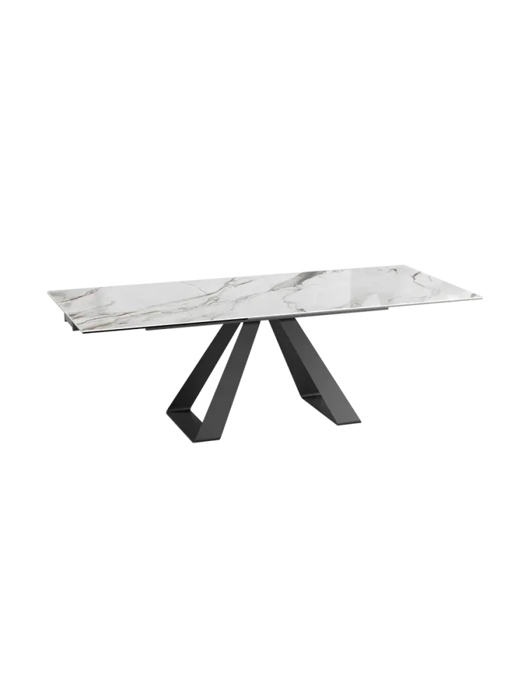 Ausziehbarer Designer Esstisch „Ascension“ aus Keramik, in verschiedenen Grössen Akante Design