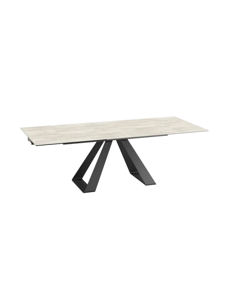 Ausziehbarer Designer Esstisch „Ascension“ aus Keramik, in verschiedenen Grössen Akante Design