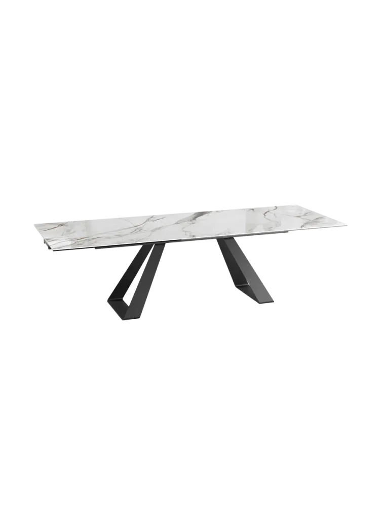 Ausziehbarer Designer Esstisch „Ascension“ aus Keramik, in verschiedenen Grössen Akante Design