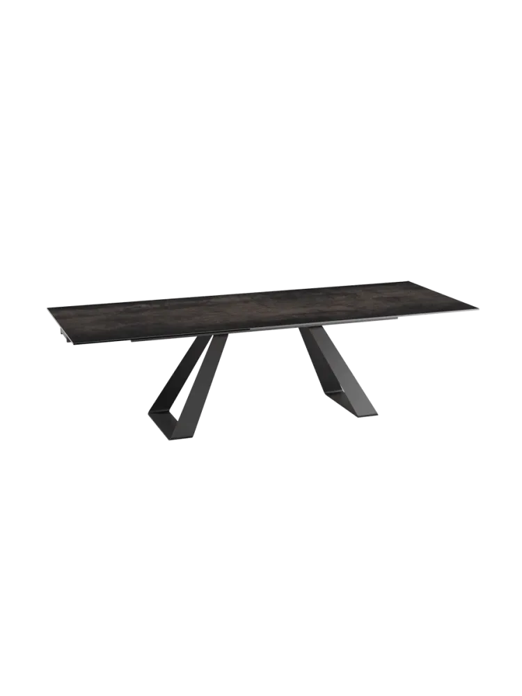 Ausziehbarer Designer Esstisch „Ascension“ aus Keramik, in verschiedenen Grössen Akante Design