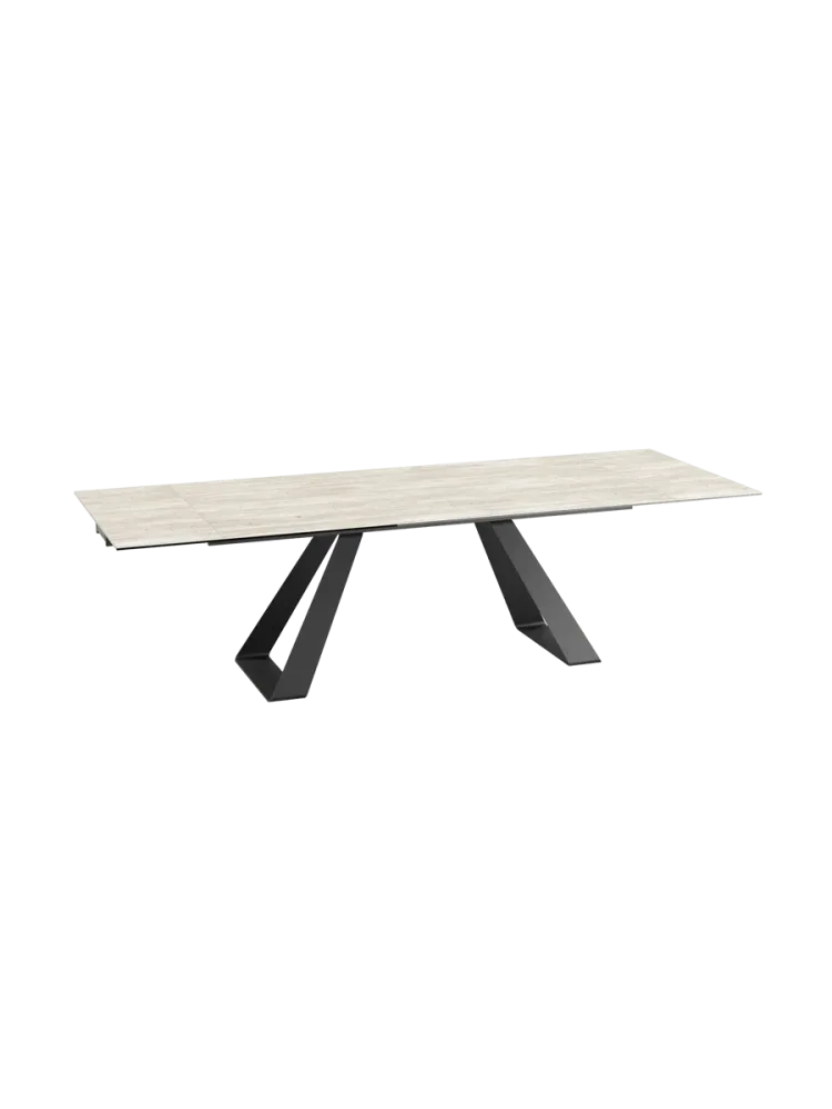 Ausziehbarer Designer Esstisch „Ascension“ aus Keramik, in verschiedenen Grössen Akante Design