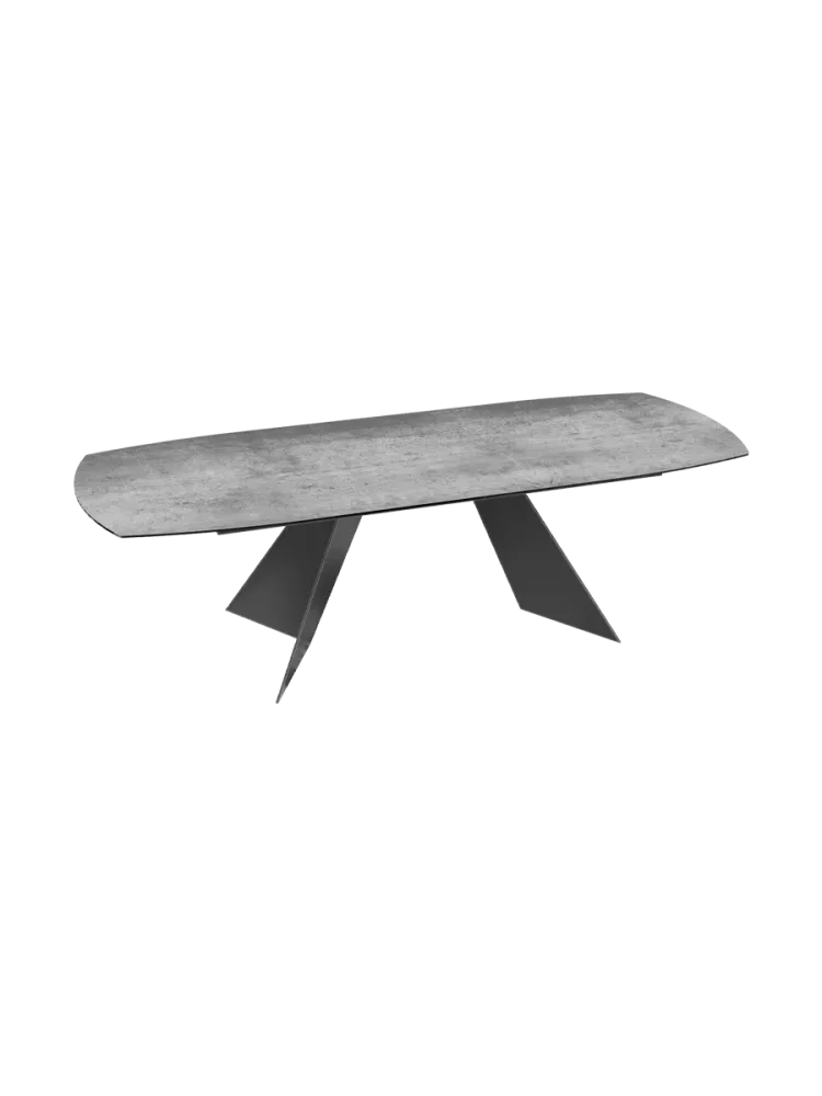 Ausziehbarer Designer Esstisch „Dallas“ aus Keramik, in verschiedenen Grössen Akante Design