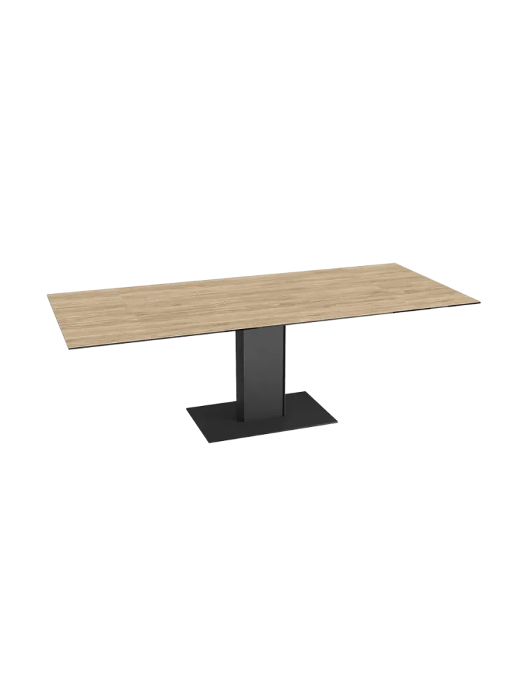 Ausziehbarer Designer Esstisch „Connexion“ aus Keramik, 150-230 x 100 cm Akante Design