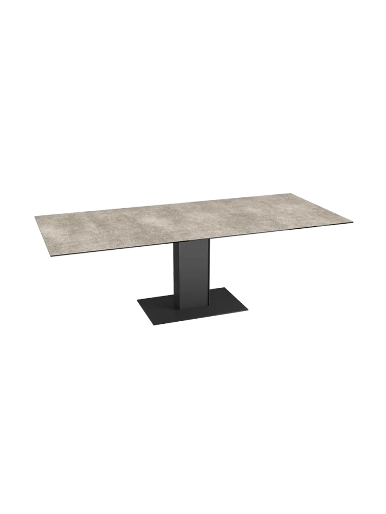 Ausziehbarer Designer Esstisch „Connexion“ aus Keramik, 150-230 x 100 cm Akante Design
