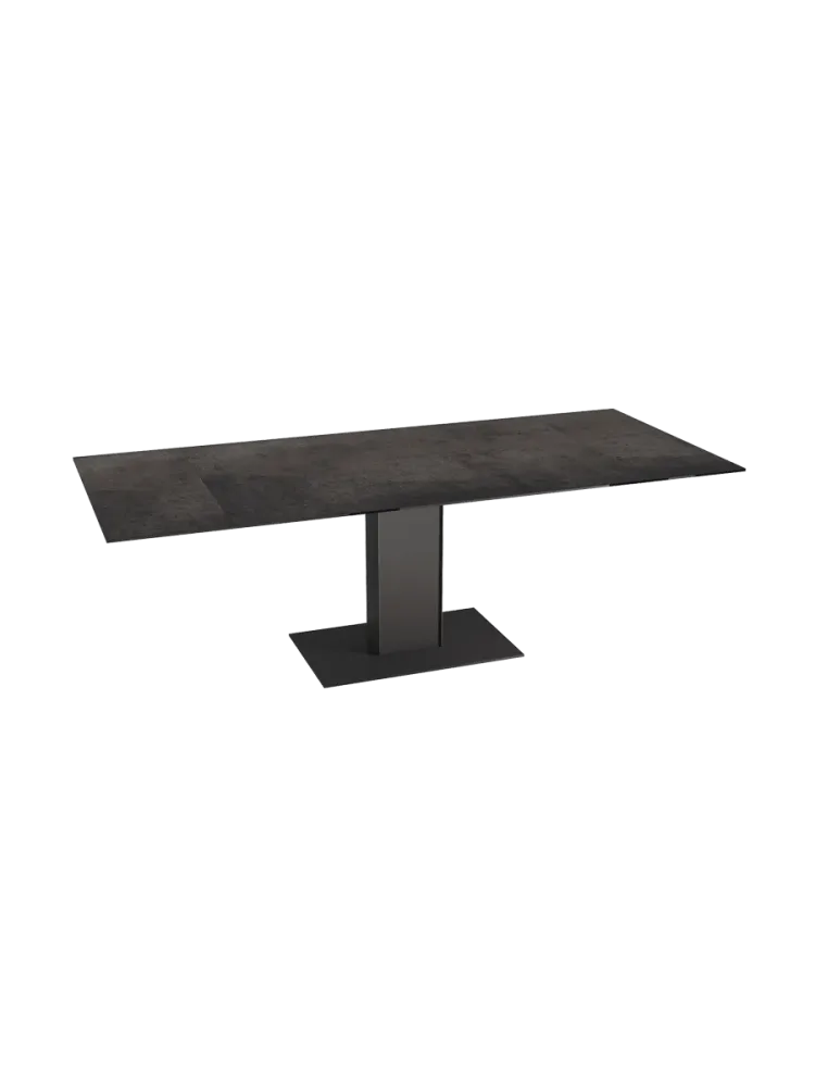 Ausziehbarer Designer Esstisch „Connexion“ aus Keramik, 150-230 x 100 cm Akante Design
