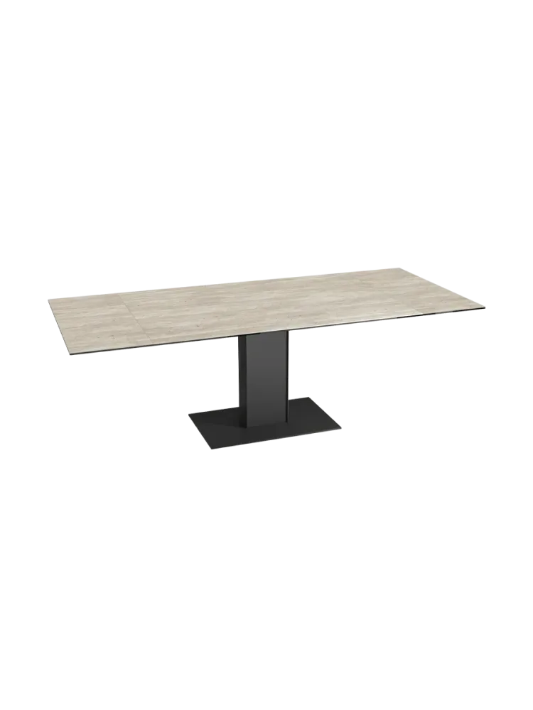 Ausziehbarer Designer Esstisch „Connexion“ aus Keramik, 150-230 x 100 cm Akante Design