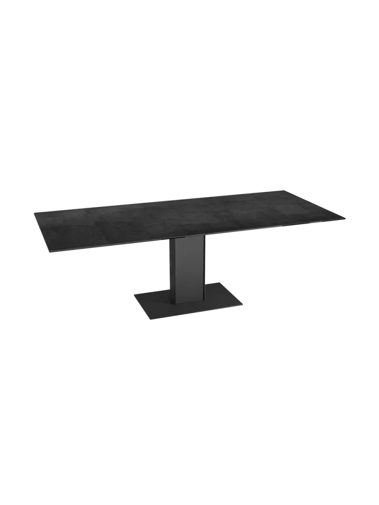 Ausziehbarer Designer Esstisch „Connexion“ aus Keramik, 150-230 x 100 cm Akante Design