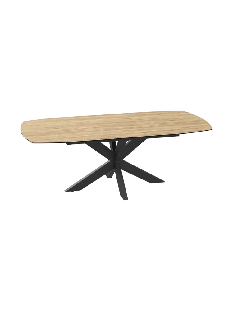 Ausziehbarer Designer Esstisch „Phoenix“ aus Keramik, verschiedene Grössen Akante Design