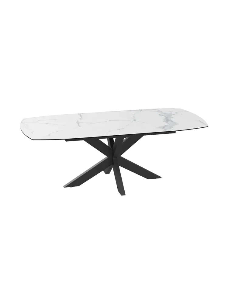 Ausziehbarer Designer Esstisch „Phoenix“ aus Keramik, verschiedene Grössen Akante Design