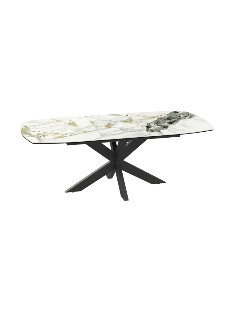Ausziehbarer Designer Esstisch „Phoenix“ aus Keramik, verschiedene Grössen Akante Design