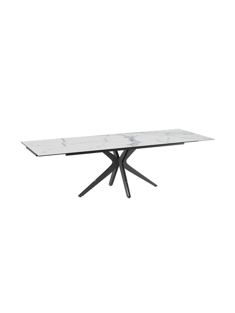 Ausziehbarer Designer Esstisch „Influence“ aus Keramik, in verschiedenen Grössen Akante Design