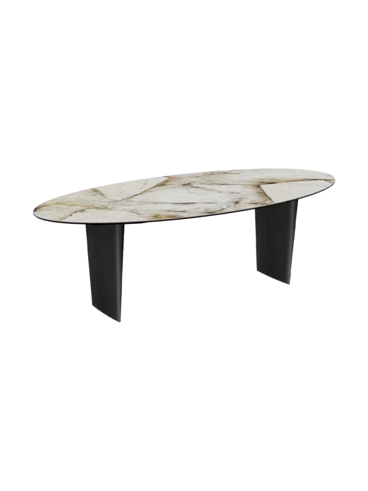 Designer Esstisch „Goliath“ aus Keramik, verschiedene Grössen Akante Design