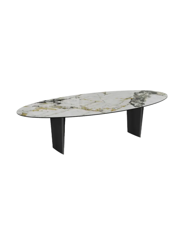 Designer Esstisch „Goliath“ aus Keramik, verschiedene Grössen Akante Design