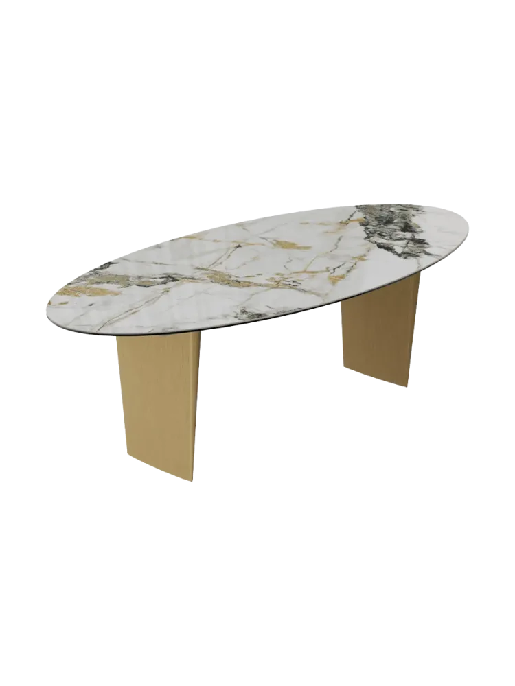 Designer Esstisch „Goliath“ aus Keramik, verschiedene Grössen Akante Design
