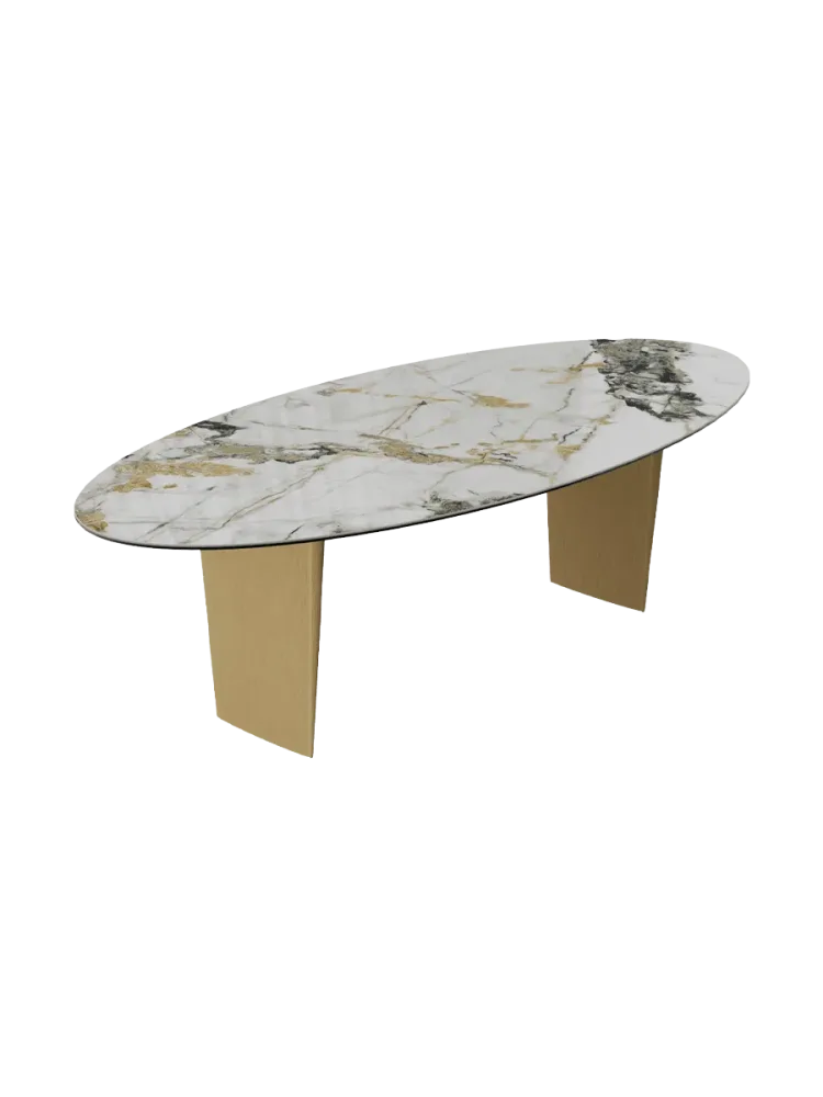 Designer Esstisch „Goliath“ aus Keramik, verschiedene Grössen Akante Design