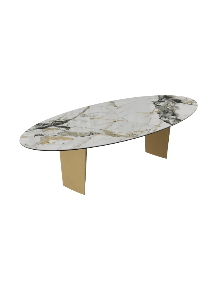 Designer Esstisch „Goliath“ aus Keramik, verschiedene Grössen Akante Design
