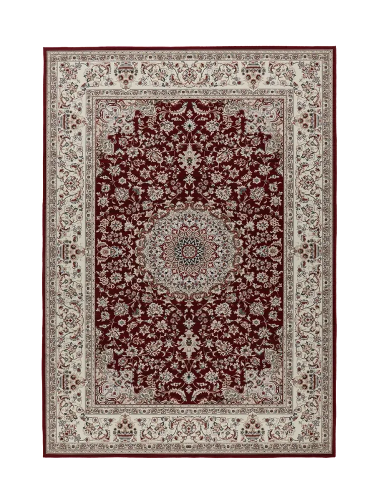 Waschbarer Design Teppich „Dunya 101“ - Red LALEE
