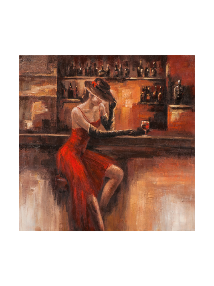 image LAND Bild Dame an Der Bar  | Schubiger Möbel