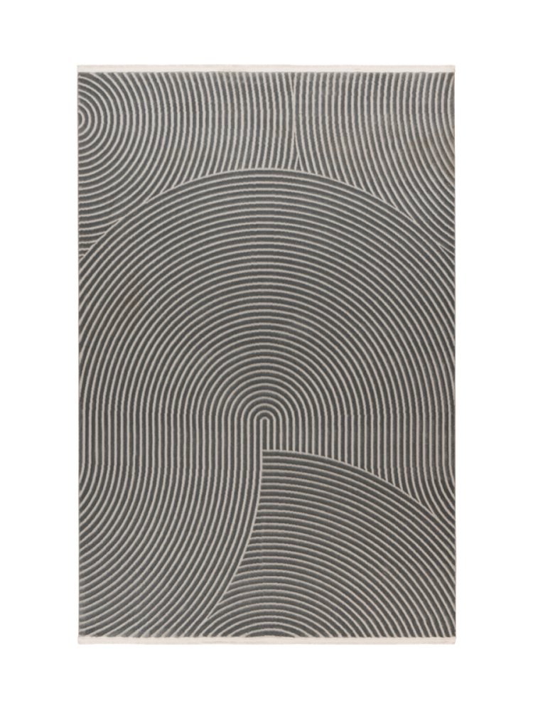 Teppich Lexian Grau 200 cm 290 cm - Material: Polypropylen - Teppich