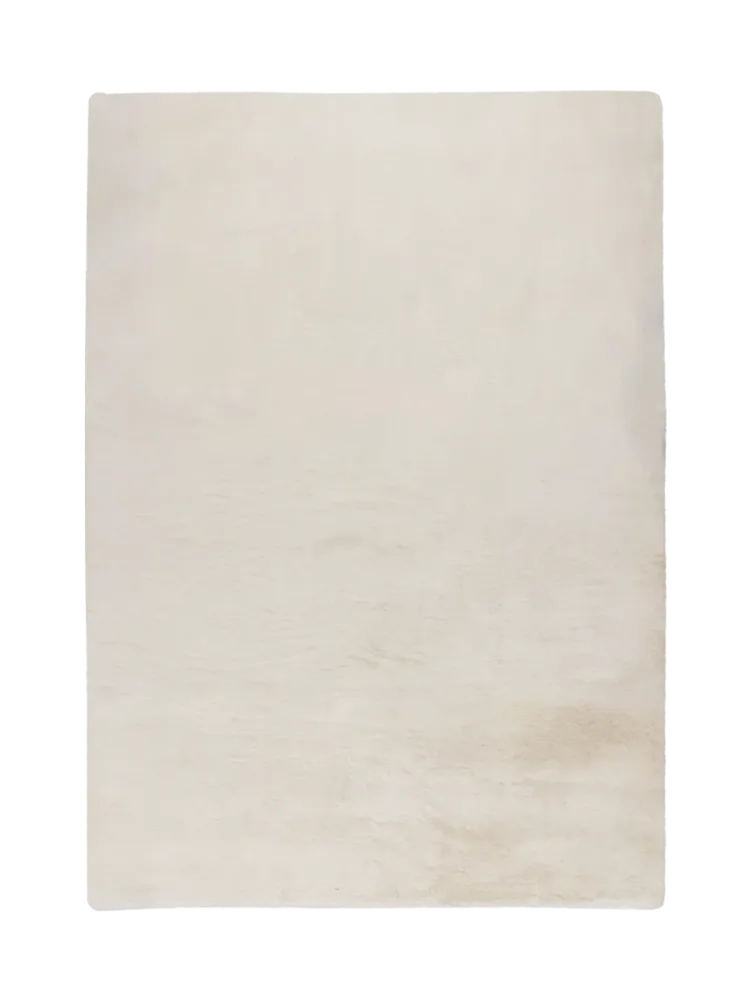 Hochwertiger Hochflor Design Teppich „Emotion“ - Weiss LALEE