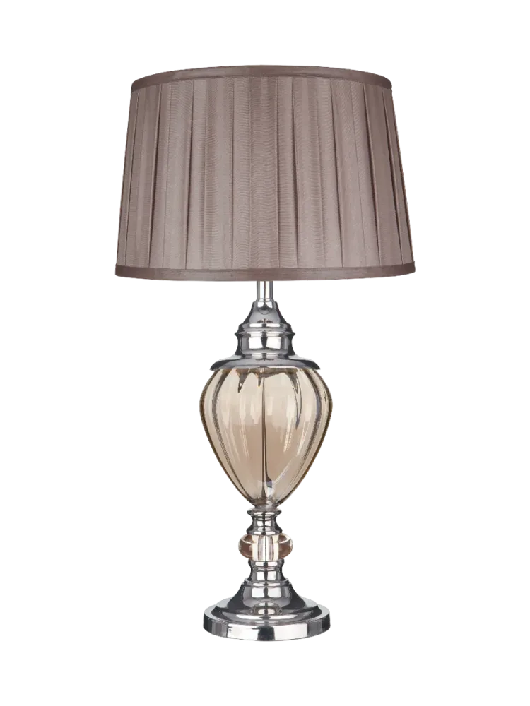 Grosse, elegante Tischlampe „Greyson“ Ø 38/ 68 cm Searchlight