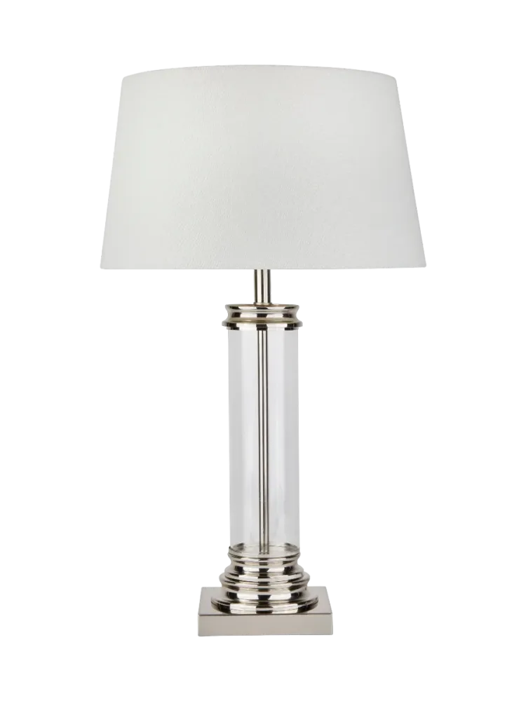 Grosse, elegante Design Tischlampe „Pedestal“ Ø 37/ 63 cm Searchlight