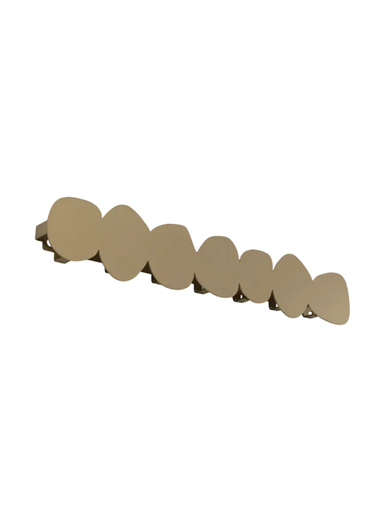 Spinder Design Garderobenleiste Evan Beige Stahl 14.5 cm - Farbe: champagner - Garderobenleiste