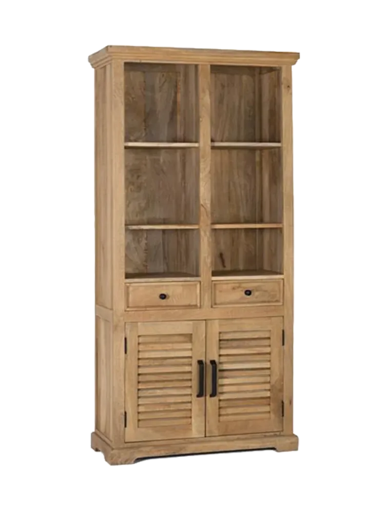 Massive Vitrine „Venecia“ 2-türig, 180 x 90 cm Giner & Colomer