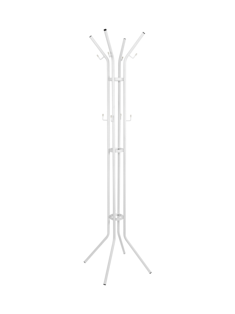 Spinder Design Kleiderständer Paros Weiss Stahl 40 cm 170 cm - Kleiderständer
