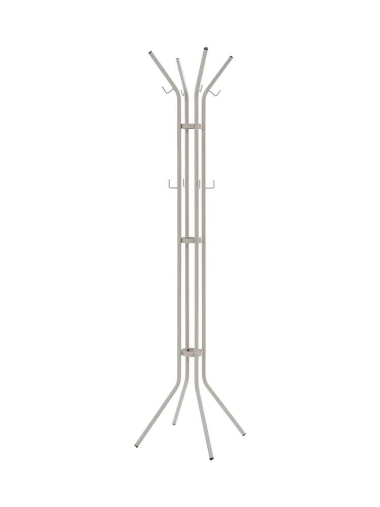 Spinder Design Kleiderständer Paros Braun/Grau Stahl 40 cm 170 cm - Farbe: taupe - Kleiderständer