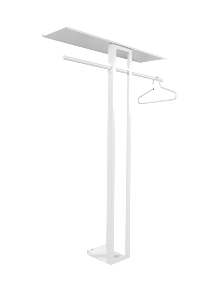 Spinder Design Garderobe Skadi Weiss Stahl 160 cm - Garderobe