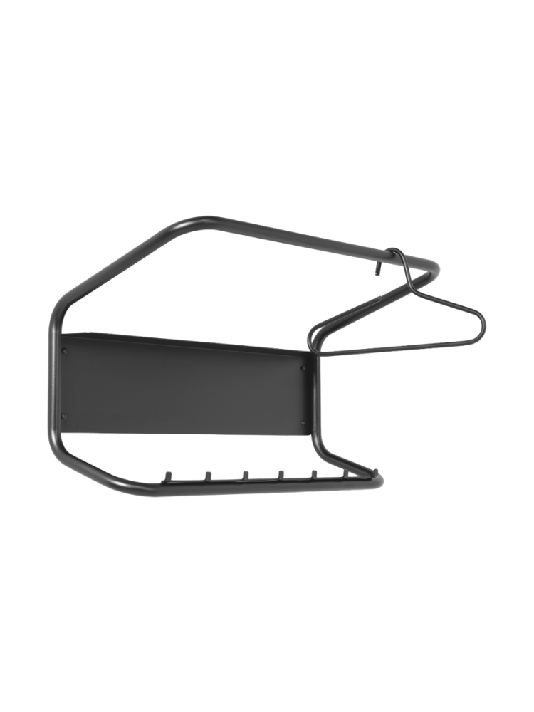Spinder Design Garderobe Skadi Schwarz Stahl 42 cm - Garderobe