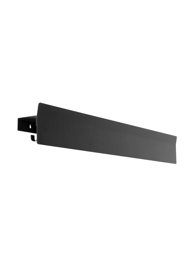 Spinder Design Garderobenleiste Skadi Schwarz Stahl 16 cm - Garderobenleiste