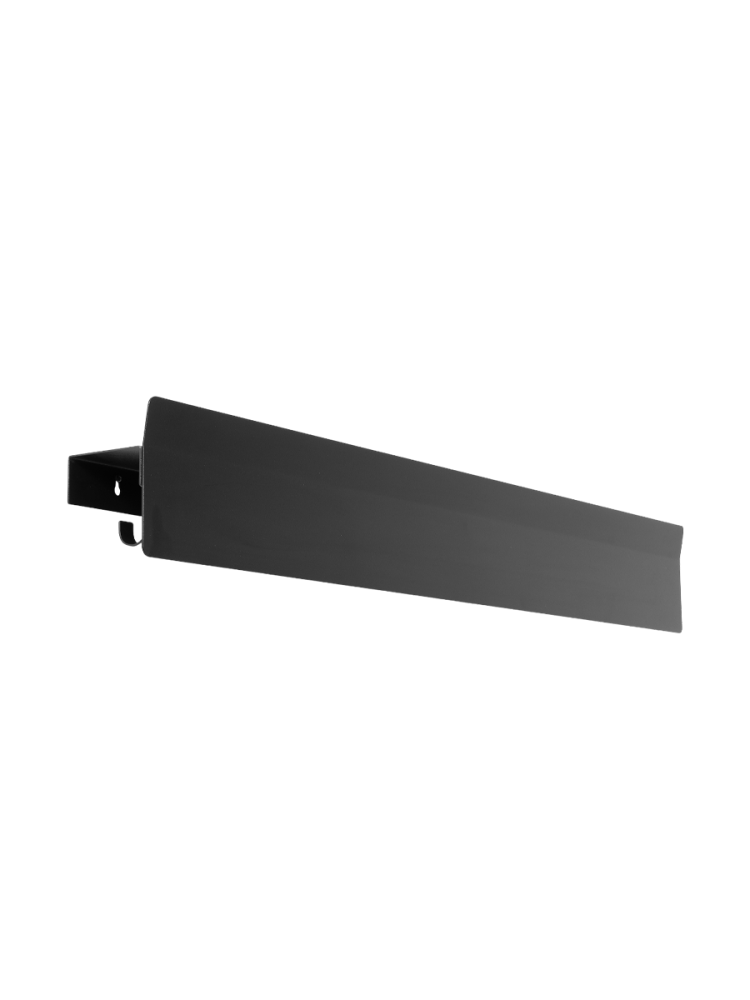Spinder Design Garderobenleiste Skadi Schwarz Stahl 16 cm - Garderobenleiste