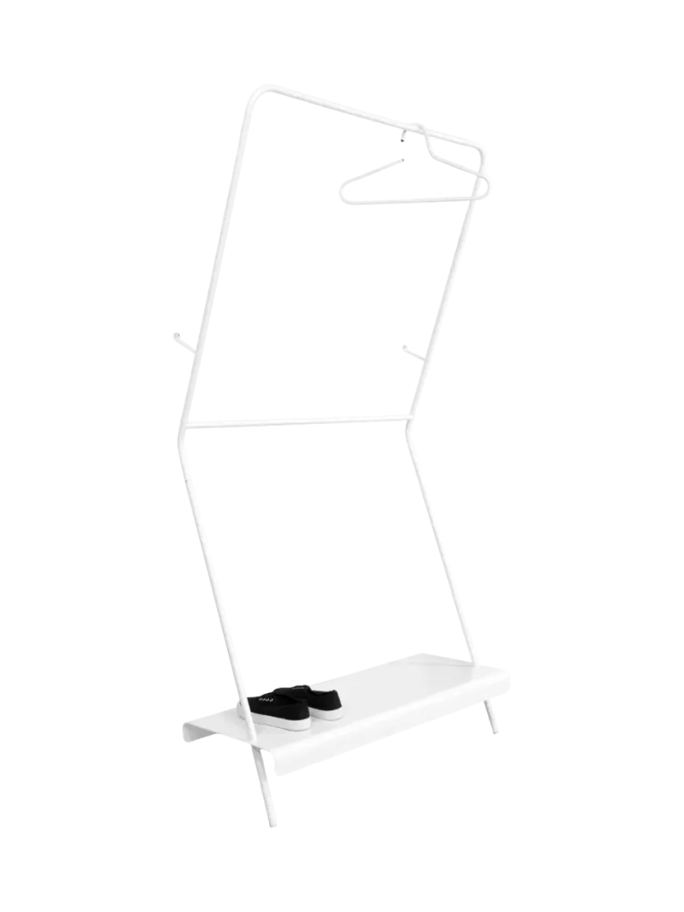 Spinder Design Garderobe Skadi Weiss Stahl 166 cm - Garderobe