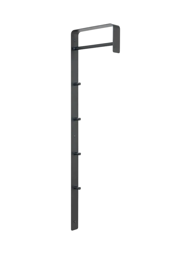 Spinder Design Garderobe Skadi Schwarz Stahl 115 cm - Garderobe