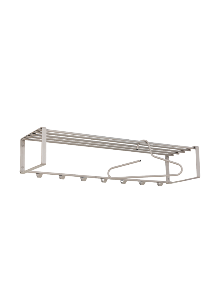 Spinder Design Garderobe Hesta Beige Stahl 19 cm - Farbe: taupe - Garderobe