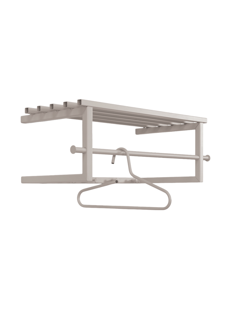 Trapani Braun/Grau Stahl 76 cm - Farbe: taupe