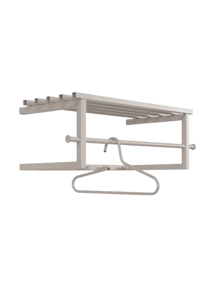 Trapani Braun/Grau Stahl 76 cm - Farbe: taupe
