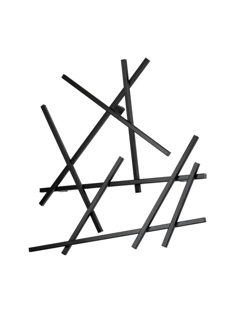 Spinder Design Garderobe Hesta Schwarz Stahl 79 cm - Garderobe