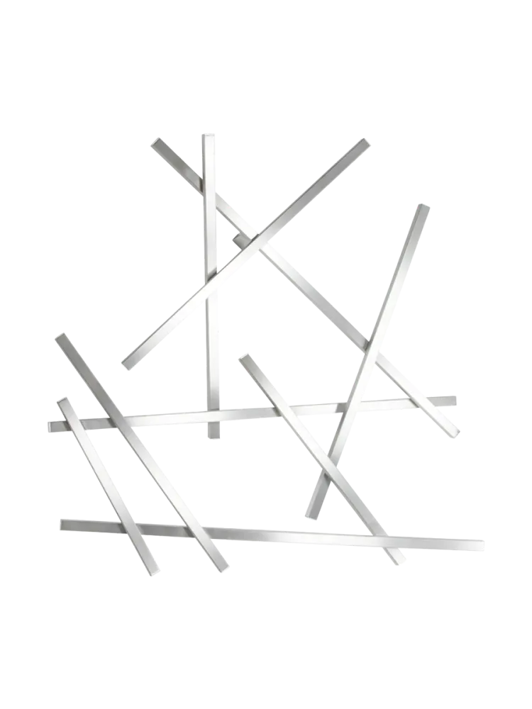 Spinder Design Garderobe Hesta Edelstahl Stahl 79 cm - Farbe: Chromstahl - Garderobe