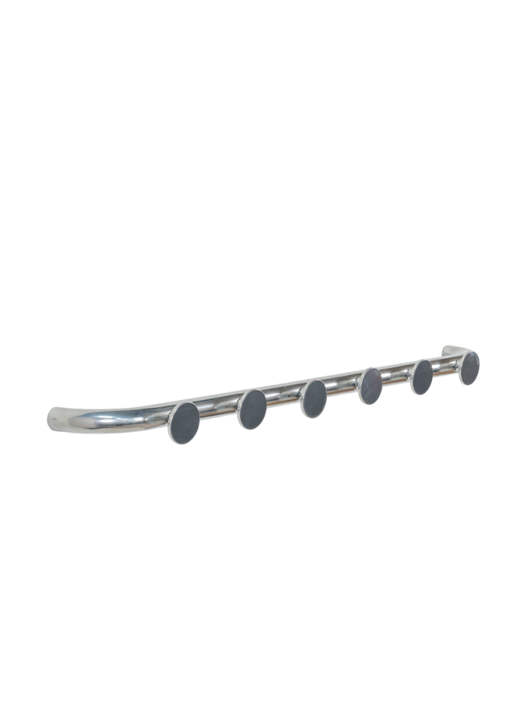 Spinder Design Garderobenleiste Balder Edelstahl Stahl 4.5 cm - Farbe: chrome - Garderobenleiste